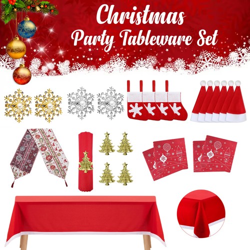 Christmas table decoration set - christmas,