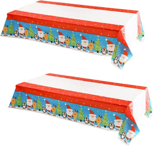 2pcs christmas table cloth - 2pcs,