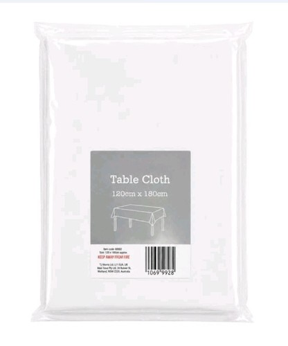 Linen feel table cloth - linen,