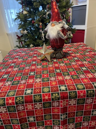 Christmas tablecloth size - tablecloth,