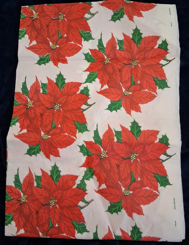 Vtg christmas poinsettia - poinsettia, paper
