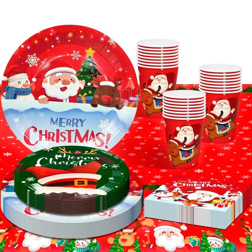 Christmas party tableware xmas - christmas,