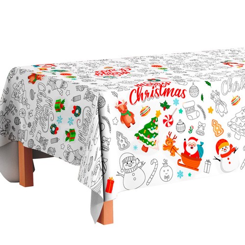 Christmas table cover party - christmas,