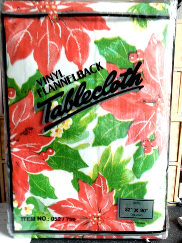 Vintagetablecloth poinsettia - vintagetablecloth,