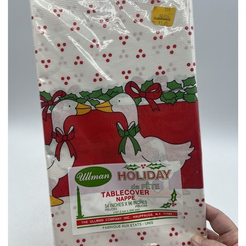 Vtg christmas geese paper - christmas,