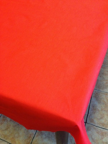 Red christmas table - table, cover