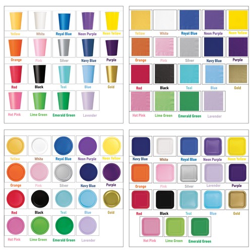 Disposable party paper napkins - party,