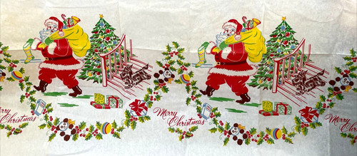 Vintage 1950s christmas paper - vintage,