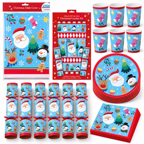 Christmas party tableware - christmas,