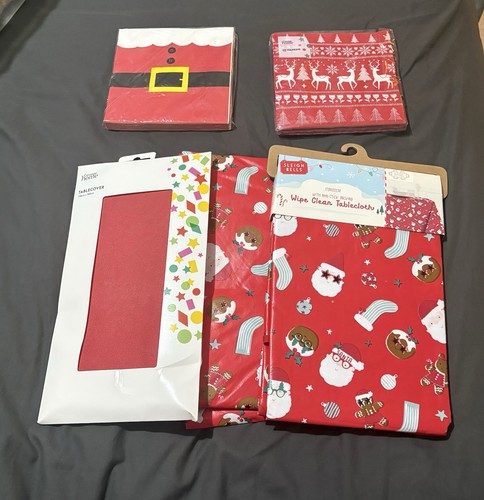 Christmas tablecloth bundle - tablecloth,