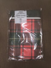 TARTAN THEMED PAPER  TABLE