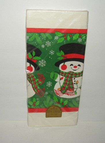 Vintage hallmark snowman paper - vintage,