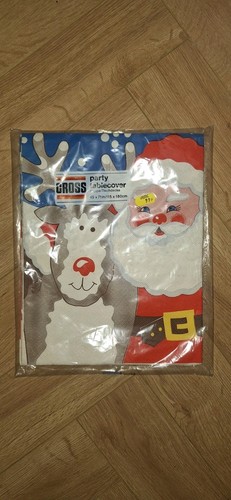 Vintage santa xmas - santa, table