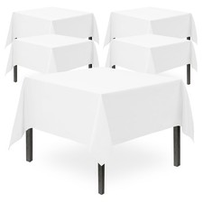5pk White Paper Table Cloths