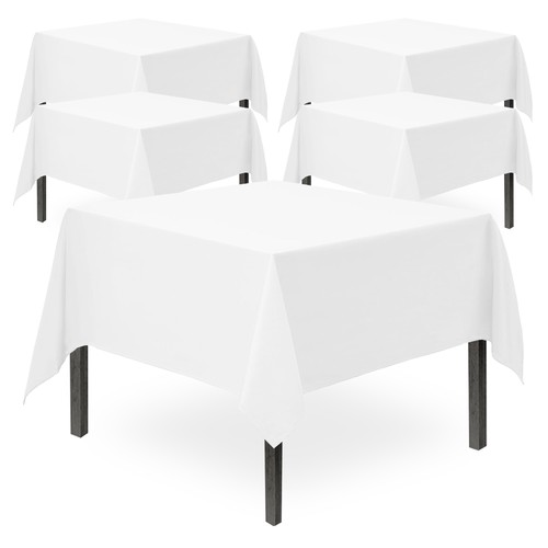 5pk white paper table - white,