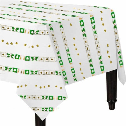 Christmas paper table cloth - christmas,